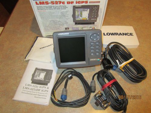 Lowrance lms-527c color sonar/gps