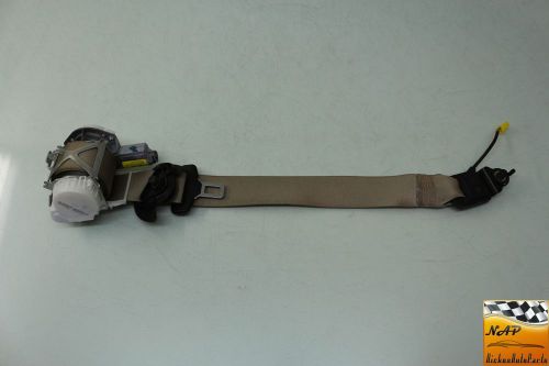 2010 mercedes c-class c300 w204 front right pass side safety seat belt beige