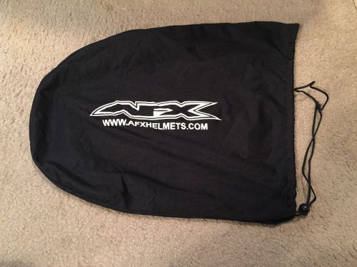 Afx drawstring motorcycle helmet bag black/white
