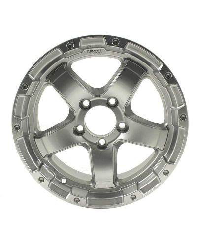 14x5.5 5-lug on 4.5" aluminum t08 trailer wheel silver - t08-45545s-wa4t83