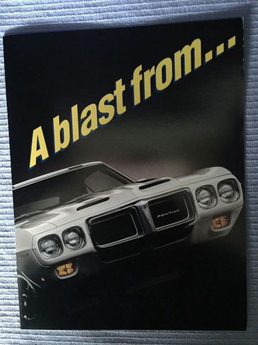 1994 pontiac firebird trans am 25th. anniversary new oem dealer brochure