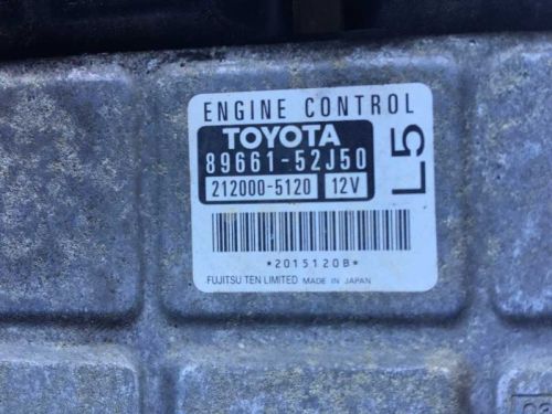 Engine ecm electronic control module automatic us market fits 09 yaris 93563