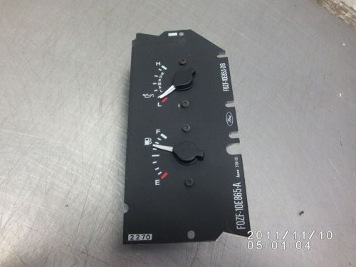90-93 ford mustang factory fuel gauge &amp; oil pressure gauge 1991 1992 1993 1990