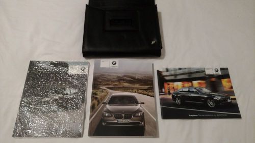 Bmw 2012 7-series f01/f02 owners manual packet