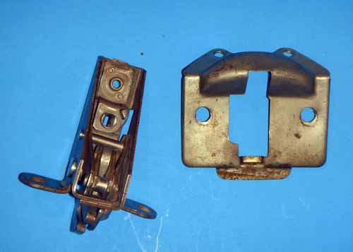1953-54 chevrolet bel air oem trunk latch lock assembly w/cover plate
