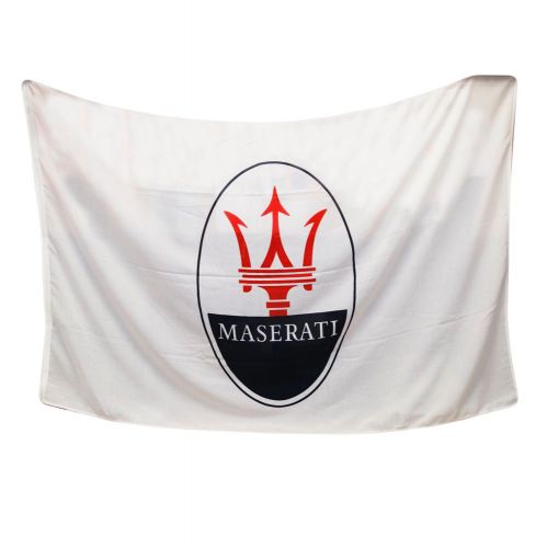 Maserati logo flag 5 x 3 feet
