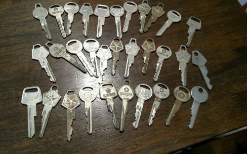 Old-vintage-chrysler-plymouth-dodge-mopar-muscle-car-original-keys blanks &amp; cut