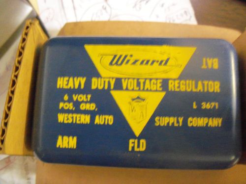 Voltage regulator western auto l3671 napa vr27 echlin