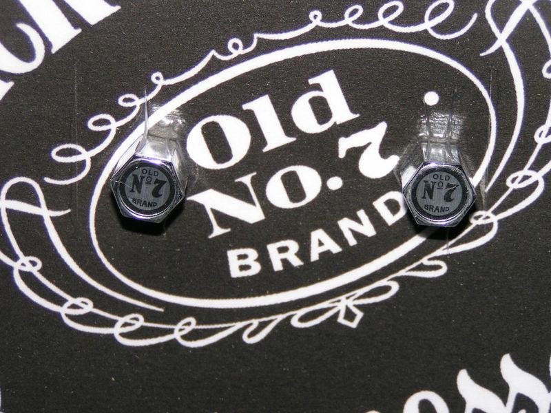 Jack daniels/harley old no.7 motorcycle valve stem caps  *brand new in pkg.*