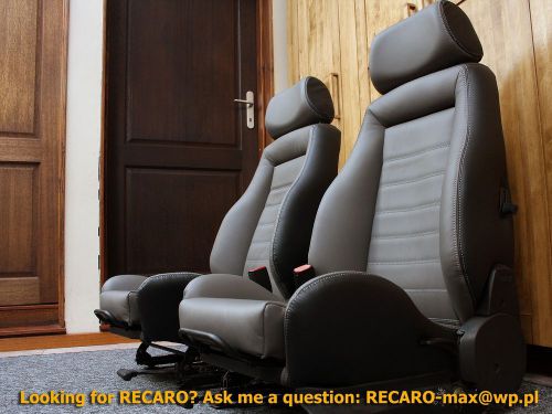 Bmw e30 recaro seats - the pair - seats + adjusted lumbal support * heating