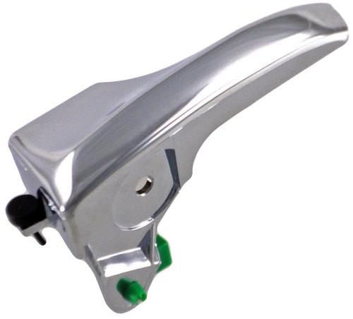 Chrome lever & woodgrain housing interior door handle (dorman# 82096)