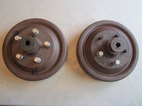 2 model t ford rear hubs &amp; drums for 1926 1927 wire wheels