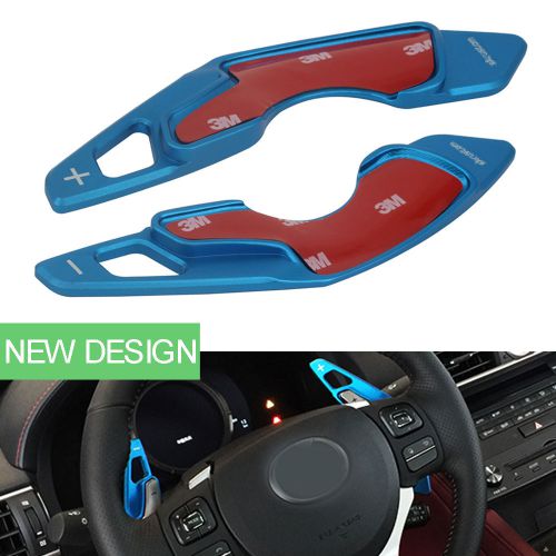 Hot blue steering wheel shift paddles extension for lexus nx200t/300h/is/rc/rc f