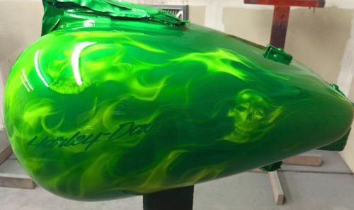 Custom paint on your softail gas tank and fenders !