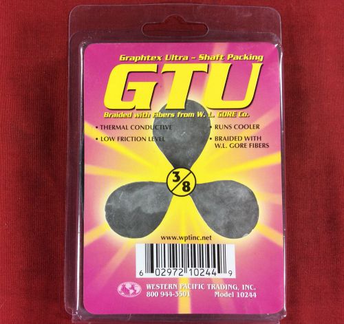 Shaft packing 3/8" graphtex ultra graphite western pacific  boat stuffing box
