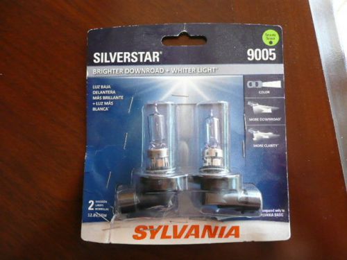 Sylvania silverstar 9005 pair set high performance headlight bulbs new &#034;read ad&#034;