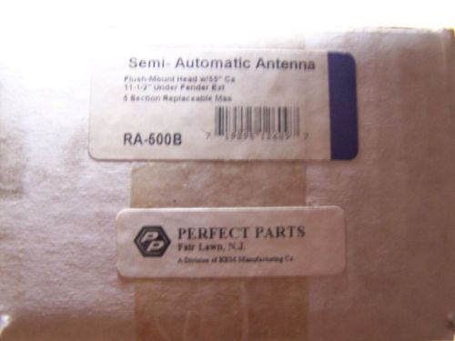 Auto &amp; semi-auto - semi- auto antenna. 5 section mast extends to 31&#034;. 55&#034; cable