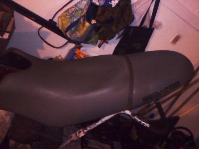 Seadoo sea doo 00 rx di x gray seat saddle with latch & strap 2001 rx di oem 269000578