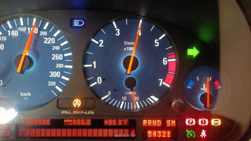 Bmw E38 Individual Alpina B12<br />
Instrument Cluster, US $200.00, image 4