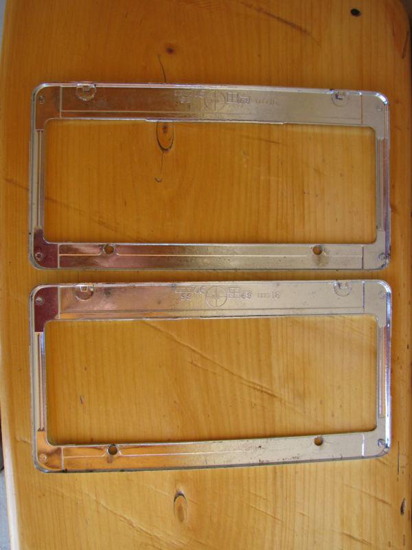 Vtg dealer license plate frame WI Simonson Mercedes Benz Santa Monica Set of 2, US $14.99, image 2