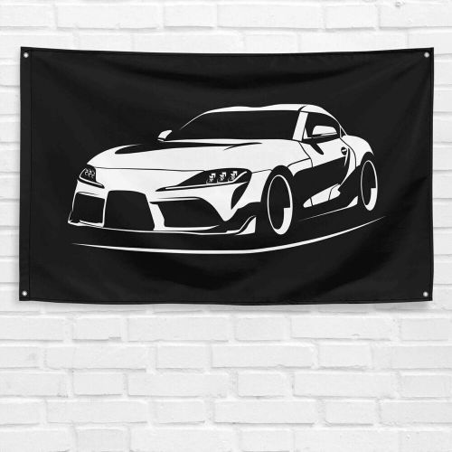 For toyota supra mkv enthusiast 3x5 ft flag dad birthday gift banner