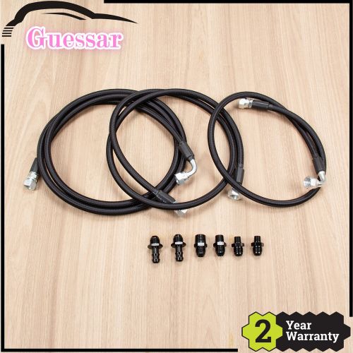 NEW Fit 96-02 Dodge Ram Cummins 5.9L 47RE Transmission Cooler Lines Set Hoses SS, US $88.77, image 2