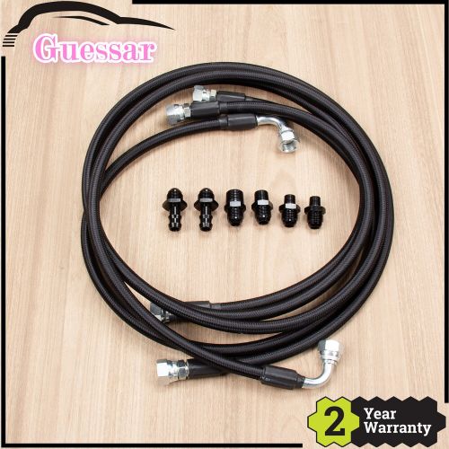NEW Fit 96-02 Dodge Ram Cummins 5.9L 47RE Transmission Cooler Lines Set Hoses SS, US $88.77, image 4
