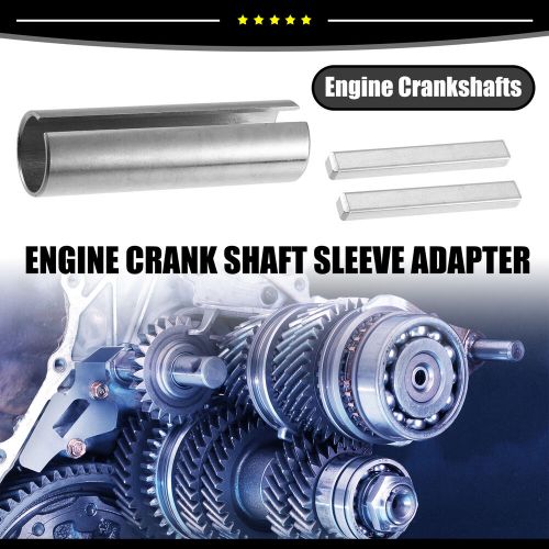 Universal 3/4" to 7/8" crank shaft sleeve adapter with step key piece of 1
