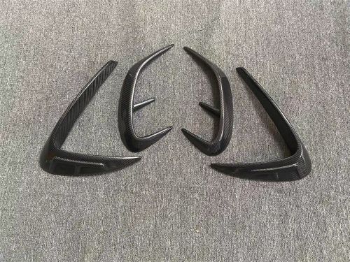 Carbon Fiber Black Spillter For Mercedes S-Class W223 Mansy Style 4Pcs, US $399.99, image 3