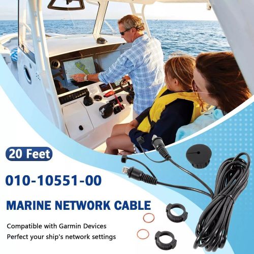 010-10551-00 Marine Network Cable 20 Feet Compatible with Garmin Devices RJ45, US $55.63, image 11
