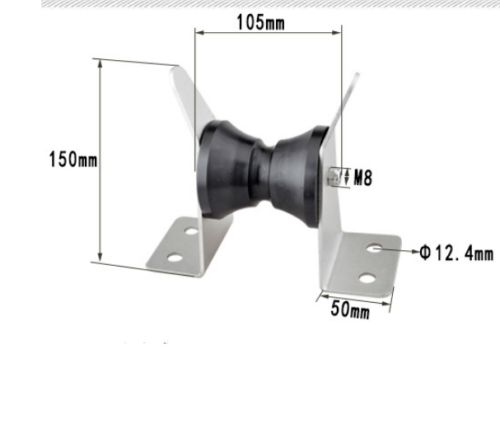 1pc Boat 316 Stainless Steel Bow Anchor Roller 6" Fixed for Marine Yacht Docking, US $49.99, image 2