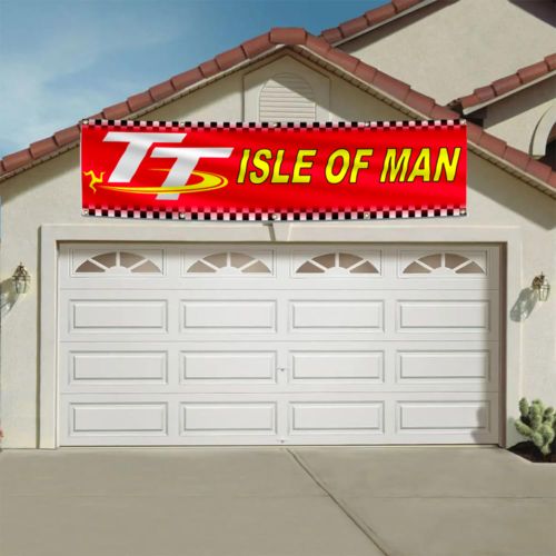 Isle of Man TT Flag Banner 2x8ft Car Racing Shop Garage Wall Decor Man Cave Usa, US $17.99, image 9