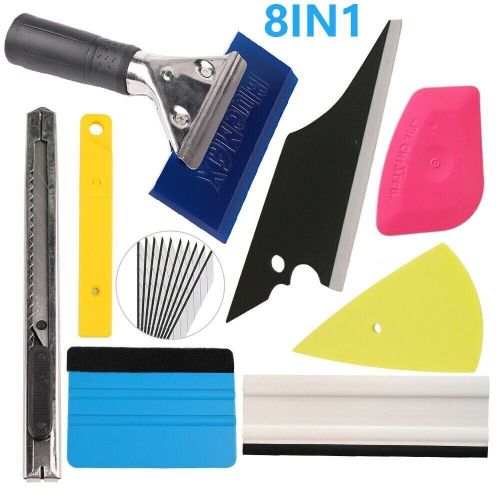 Car Window Tint Tools Kit Car Film Tinting Scraper Squeegee Vinyl Wrap Install, US $15.99, image 6
