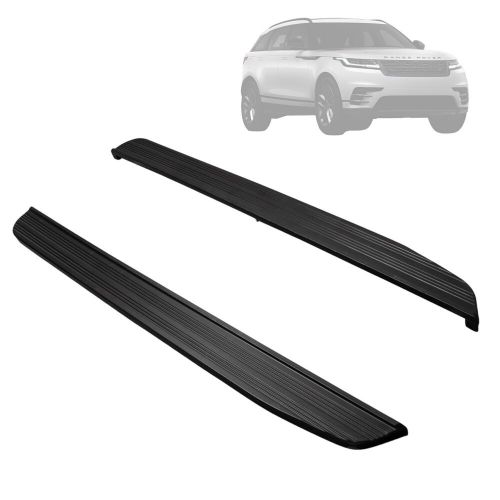 For Range Rover Velar Jaguar F Pace Side Steps Black STEPS ONLY NO BRACKETS, US $, image 2