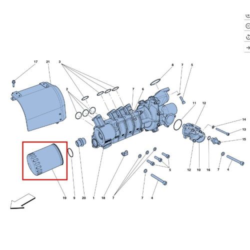 For Maserati Quattroporte M139 GT & Ferrari Oil Filter OEM 289571/280459, US $50.00, image 2