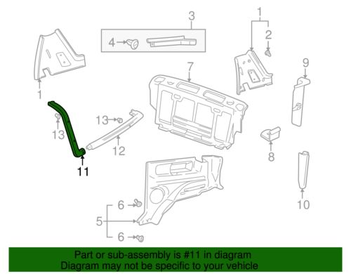 Genuine GM Molding 30022339, US $125.65, image 4