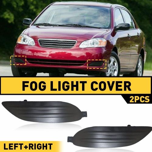 For 2005-2008 Toyota Fog Corolla Lamp Light Cover W/o Hole Left & Right Pair Set, US $11.79, image 6