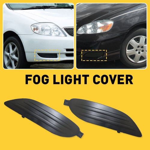 For 2005-2008 Toyota Fog Corolla Lamp Light Cover W/o Hole Left & Right Pair Set, US $11.79, image 7