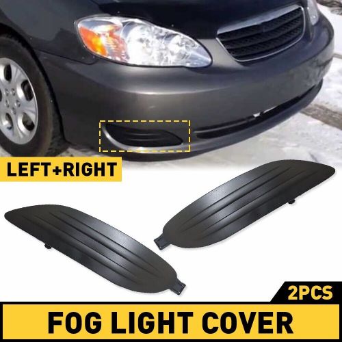 For 2005-2008 Toyota Fog Corolla Lamp Light Cover W/o Hole Left & Right Pair Set, US $11.79, image 12