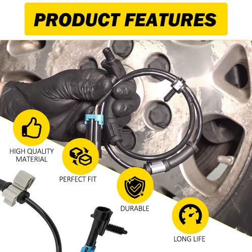 2pcs abs wheel sensor speed front left right fit for chevrolet gmc cadillac