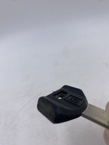 Lot of 6 uncut 595312 oem gm logo rubber head ignition key "e" blank