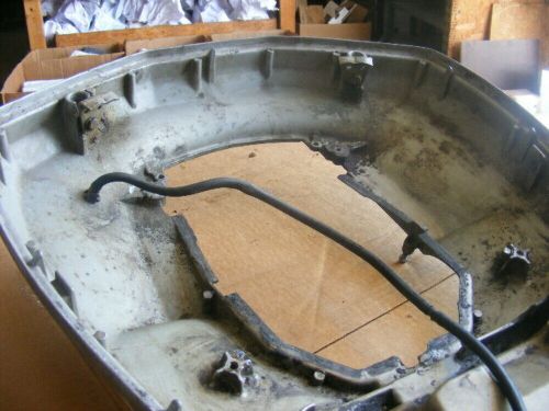 Johnson Evinrude V4 Outboard Blue Lower Cover Pan Bottom Cowl 0434289, US $79.95, image 9