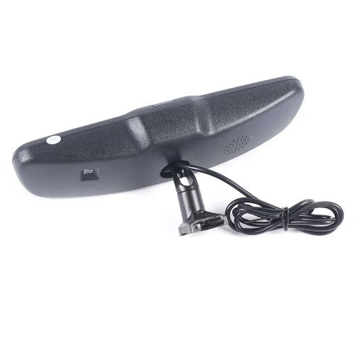 4.3" car rear view monitor mirror w/ bracket for parking backup reverse camera!