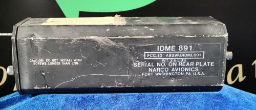 Narco idme 891 vor loc glide slope (damaged, parts only) pn: idme891 sn: 10723