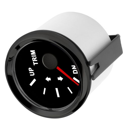 (Black Frame On Black) Boat Trim Balance Gauge Meter 52mm Domed Series, US $17.85, image 2