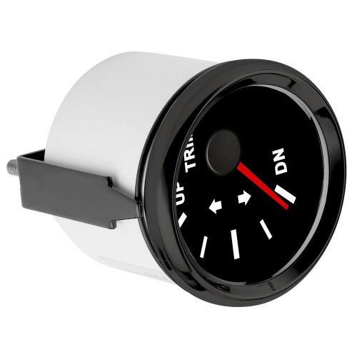 (Black Frame On Black) Boat Trim Balance Gauge Meter 52mm Domed Series, US $17.85, image 3
