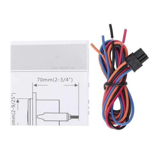 (Black Frame On Black) Boat Trim Balance Gauge Meter 52mm Domed Series, US $17.85, image 4