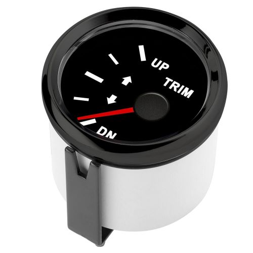 (Black Frame On Black) Boat Trim Balance Gauge Meter 52mm Domed Series, US $17.85, image 12