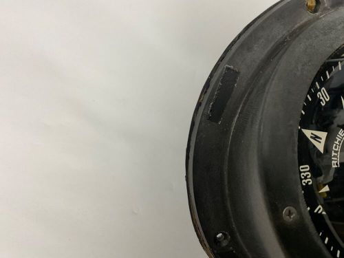 RITCHIE Compass Bronze SBN - 40 6 1/4 diam Cover Gasket good. No bubble accurate, US $60.00, image 5