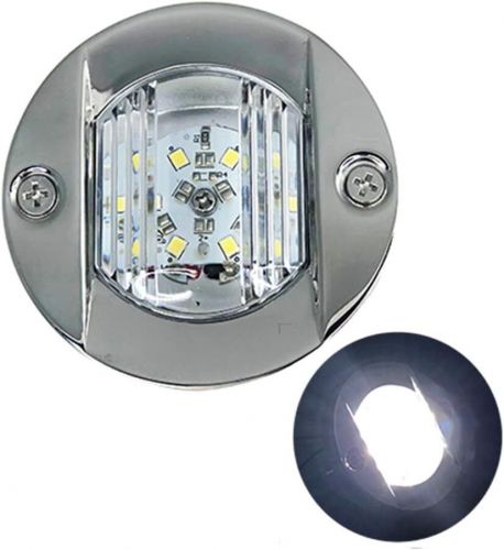 Pactrade Marine Boat 3 Inches Round Transom Interior Light LED Stern White, US $33.62, image 5